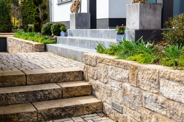 Stone Step Replacement in Springdale