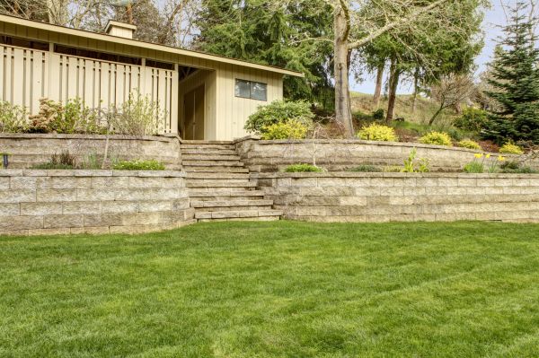 Retaining Wall Construction in Springdale