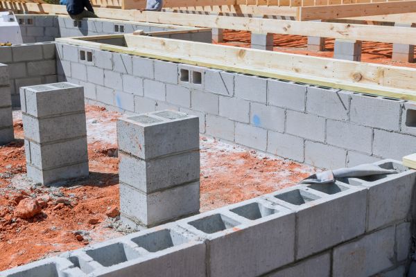 Cement Block Installation in Springdale