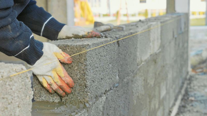 Cinder Block Wall Repair detail