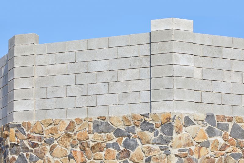 Concrete Blocks Installation detail