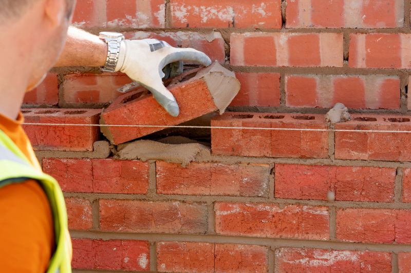 Residential Brick Installation detail